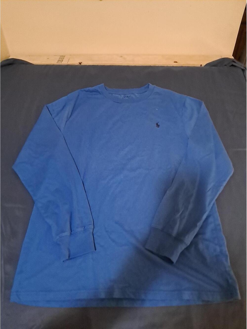 Polo Ralph Lauren Long sleeve Boys Size XLarge 18-20. BLUE